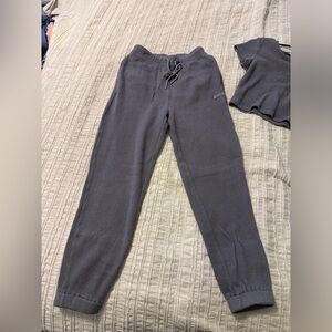 White Fox Boutique Waffle knot sweatpants